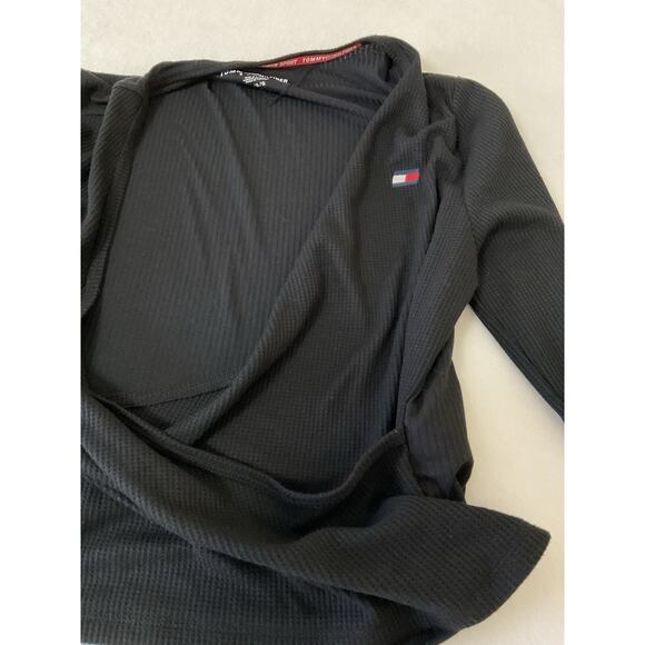 Tommy Hilfiger Sport Women’s Wrap L Black TP2TO134 Lightweight Cover - Picture 11 of 11